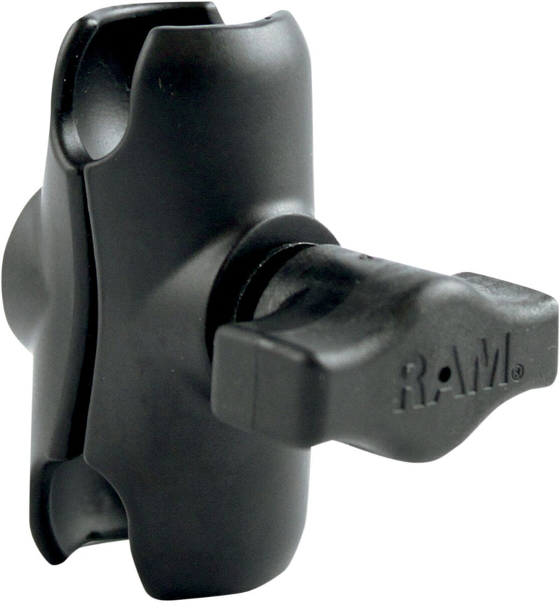 RAM Mounts Double Socket Arm Black Powder-Coated Universal Mounting Aluminium #RAM-B-201-A