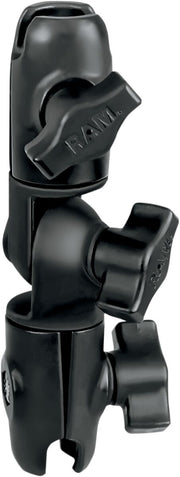 RAM Mounts Double Socket Arm with Swivel Black Flat Mounting Composite #RAP-B-200-2