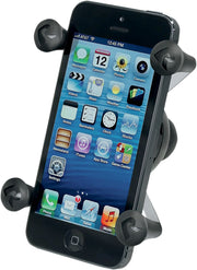 RAM Mounts Universal X-Grip® Cell Phone Cradle with 1" Ball Black Flat Composite #RAM-HOL-UN7B