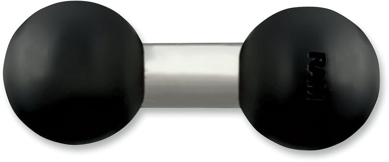 RAM Mounts Double 1" Ball Adapter Black Flat Double Ball Aluminium #RAM-B-230