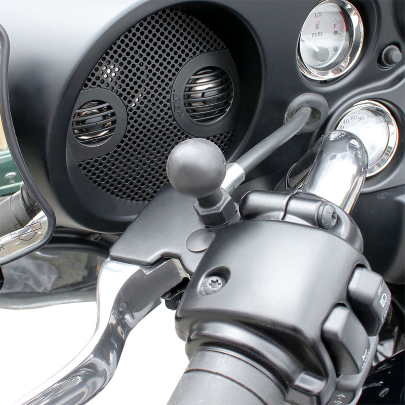 RAM Mounts Universal Ball Mount Base Black Powder-Coated Mounting Aluminium Rubber Kit #RAP-B-379-HA1U
