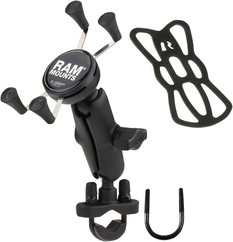 RAM Mounts X-Grip® Mount Kit Cradle Black Powder-Coated Mounting Phone Aluminium #RAM-B-149Z-UN7