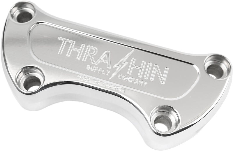 Thrashin' Supply Co. Handlebar Clamp - Billet Aluminum, Each - Polished