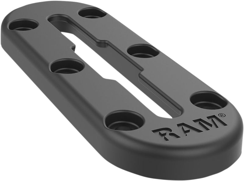 RAM Mounts Tough-Track™ Top-Loading Composite 3" Track Black Flat Mounting Base #RAP-TRACK-A3