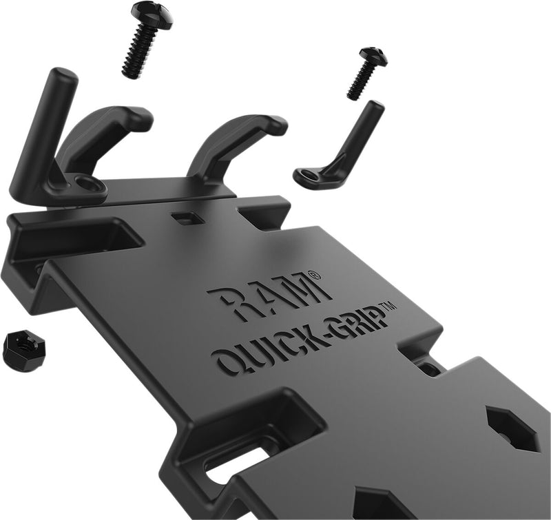 RAM Mounts Quick Grip™ Phone Holder with Ball Quick-Grip™ XL Cradle Black Flat Universal Composite Each