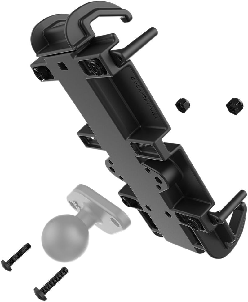 RAM Mounts Quick Grip™ Phone Holder with Ball Quick-Grip™ XL Cradle Black Flat Universal Composite Each
