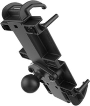 RAM Mounts Quick Grip™ Phone Holder with Ball Quick-Grip™ XL Cradle Black Flat Universal Composite Each