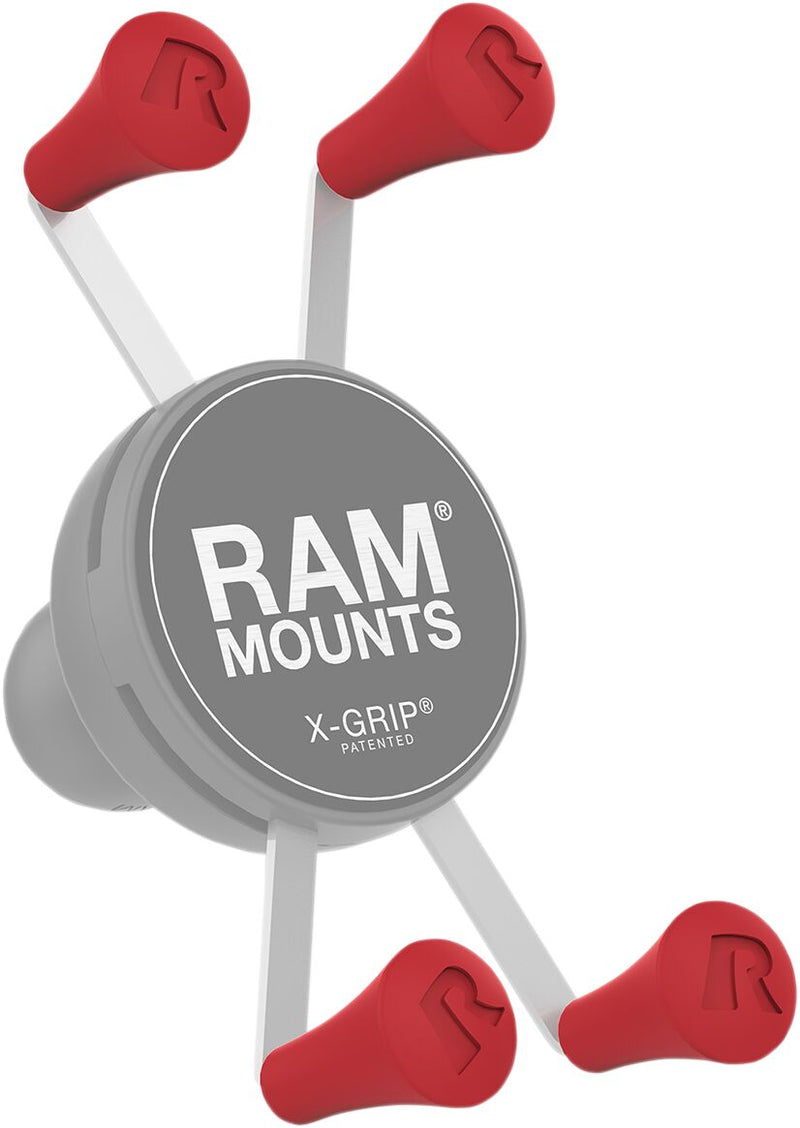 RAM Mounts X-Grip® Replacement Post Caps Flat Red Mounting Rubber 4 Pack