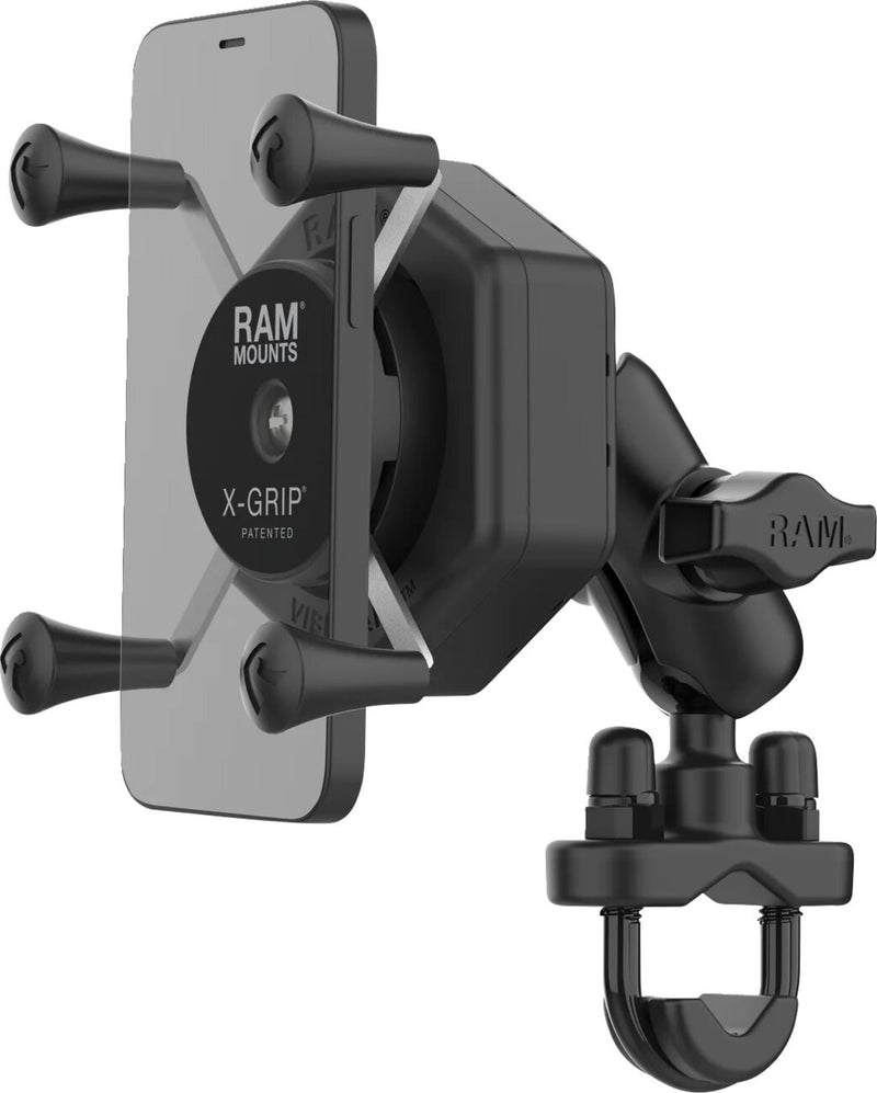 RAM Mounts X-Grip® Mount Kit Vibe Safe™ Cradle Black Powder-Coated Mounting Phone Aluminium #RAM-B-149Z-A-UN7-462