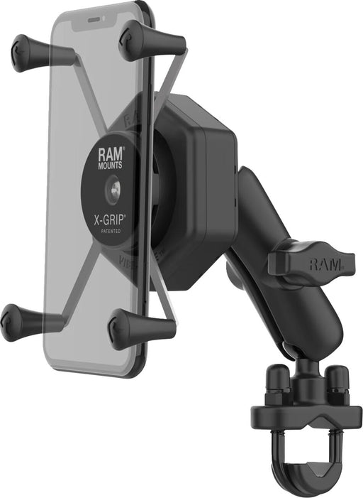 RAM Mounts X-Grip® Mount Kit Vibe Safe™ Cradle Black Powder-Coated Mounting Phone Aluminium
