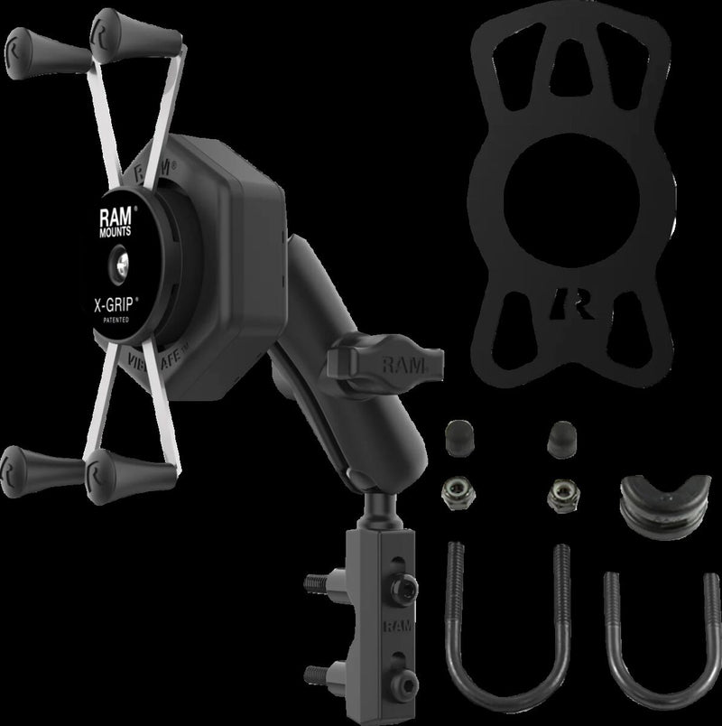 RAM Mounts X-Grip® Mount Kit Vibe Safe™ Cradle Black Powder-Coated Mounting Phone Aluminium #RAM-B-174-UN10-462