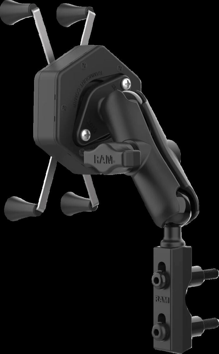 RAM Mounts X-Grip® Mount Kit Vibe Safe™ Cradle Black Powder-Coated Mounting Phone Aluminium