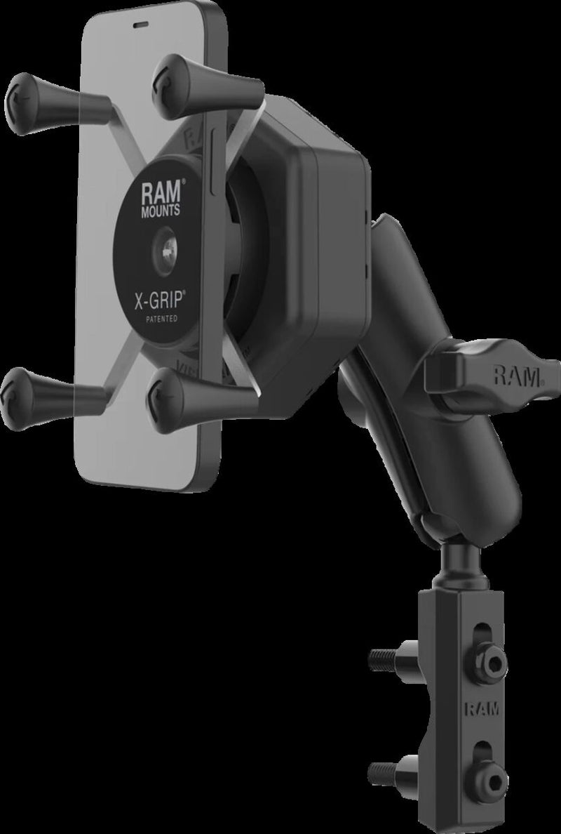 RAM Mounts X-Grip® Mount Kit Vibe Safe™ Cradle Black Powder-Coated Mounting Phone Aluminium #RAM-B-174-UN7-462