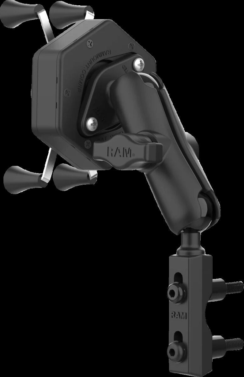 RAM Mounts X-Grip® Mount Kit Vibe Safe™ Cradle Black Powder-Coated Mounting Phone Aluminium #RAM-B-174-UN7-462