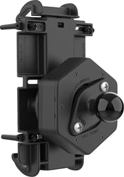 RAM Mounts Quick Grip™ Phone Holder with Ball Quick-Grip™ Vibe Safe™ Cradle Black Flat Anti-Vibration Universal Composite #RAM-HOL-PD4-462B