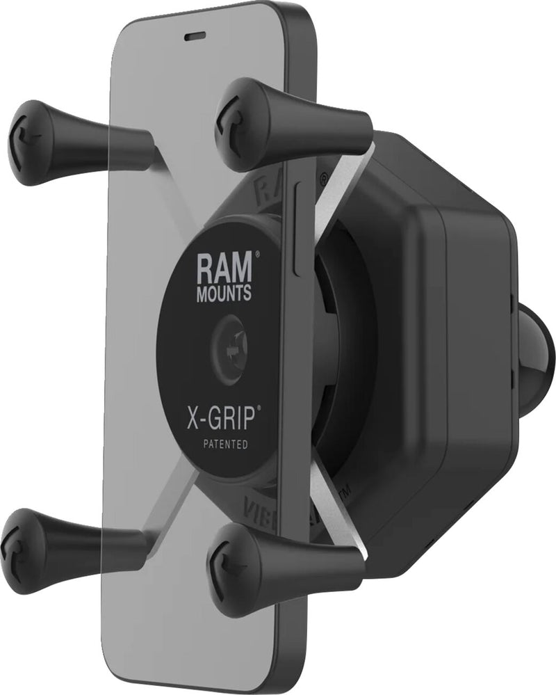 RAM Mounts X-Grip® Mount Kit Vibe Safe™ Cradle Black Powder-Coated Mounting Phone Aluminium