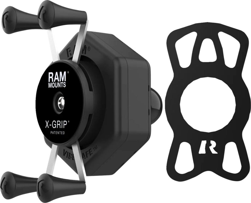 RAM Mounts X-Grip® Mount Kit Vibe Safe™ Cradle Black Powder-Coated Mounting Phone Aluminium
