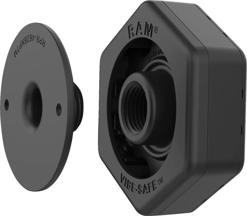 RAM Mounts Vibe Safe Adapter Vibe Safe™ Black Flat Anti-Vibration Accessory Composite #RAP-462NPT