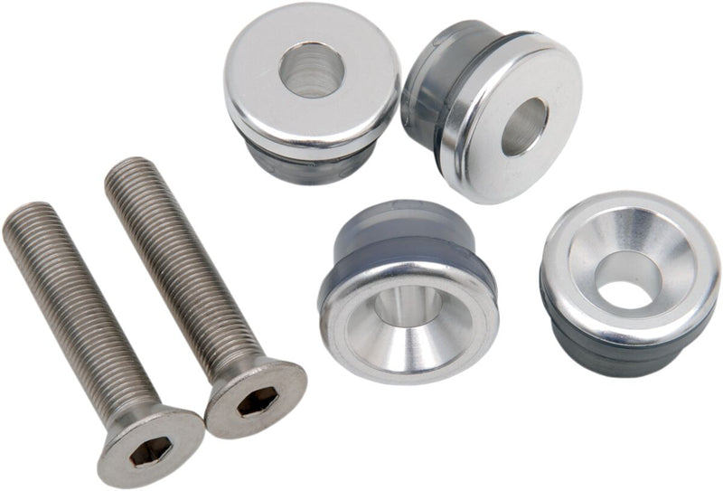 Alloy Art Gooden Tight™ Custom Handlebar Riser Bushing Kit - Fine, Textile - Chrome