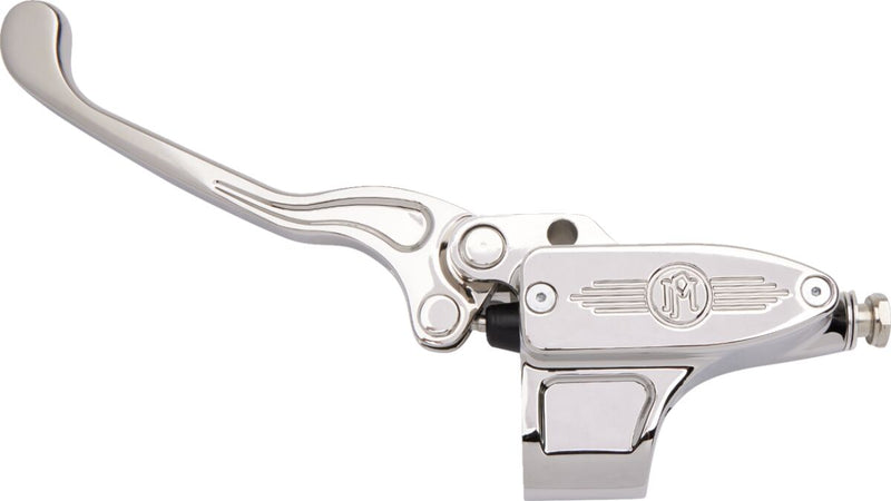 Performance Machine Contour Billet Clutch Control - Each, Aluminum, Clutch /  Master Cylinder - Chrome for Harley-Davidson Touring, Softail, Sportster & Dyna 1983-2012