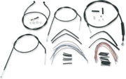 Burly Brand 16 Inch Apehanger Cable/Line Kit in Black For 1997-2003 XL Without ABS Models