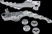 Kuryakyn Zombie Levers For Harley-Davidson 1996-2017 Cable Clutch Motorcycles In Chrome