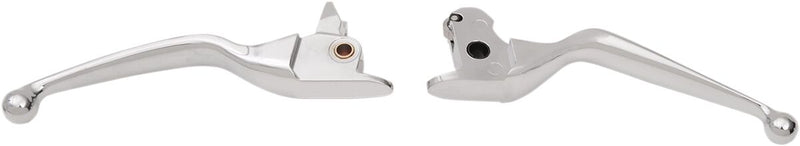 Drag Specialties Wide Blade Lever Set - Brake /  Clutch, Aluminum, Standard - Chrome for Harley-Davidson Touring & Trike 2014-2016