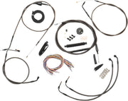 Complete Midnight Braided Handlebar Cable/Brake Line Kit