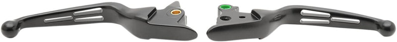 Drag Specialties Slotted Wide Blade Lever Set Fits Harley-Davidson Softail Models 2015-2017