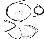 Burly Brand 16 Inch Apehanger Cable/Line Kit in Black For 2014-2016 FLHR/FLHRC With ABS Models