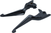 Kuryakyn ISO Handlebar Lever Kit In Gloss Black For Harley-Davidson 2014-2016 Touring Models With Hydraulic Clutch Black| Gloss #KUR5733