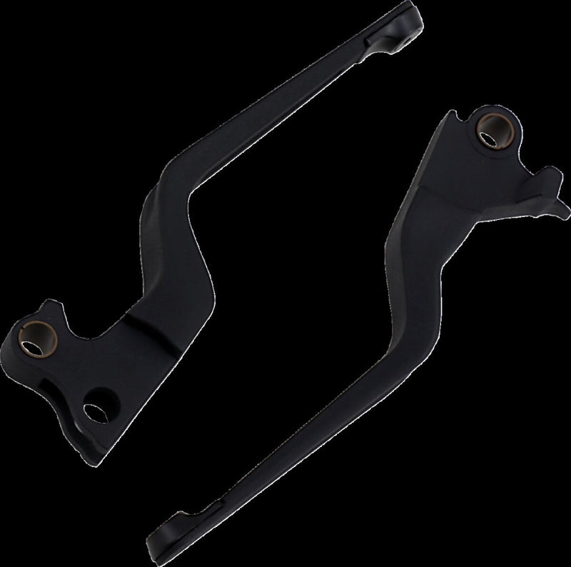 Kuryakyn Dillinger Levers For Harley-Davidson 1996-2017 Cable Clutch Motorcycles In Satin Black #KUR6682