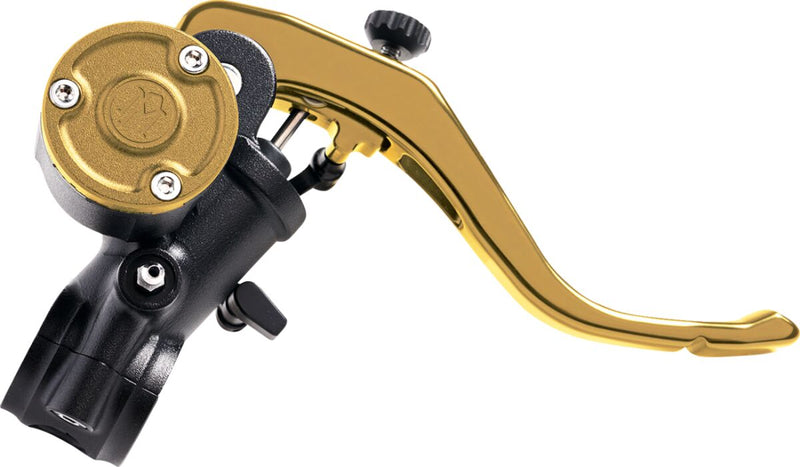Performance Machine Radial Brake Master Cylinder - Each, Aluminum - Anodized / Gold for Harley-Davidson Touring, Softail, Sportster & Dyna 1984-2020
