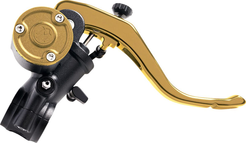 Performance Machine Radial Brake Master Cylinder - Aluminum, Each - Anodized / Gold for Harley-Davidson Touring, Softail, Sportster & Dyna 1984-2020