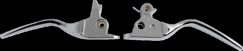 Drag Specialties Custom Lever Set Fits Harley-Davidson Touring Models 2021-2024 Chrome