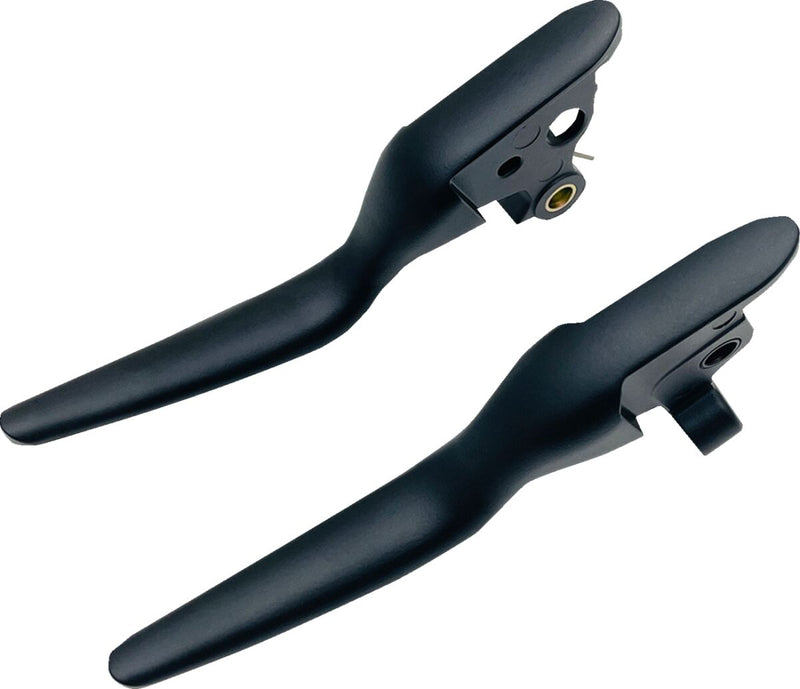Drag Specialties Custom Lever Set Fits Harley-Davidson Touring Models 2021-2024 Black| Satin