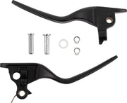 Drag Specialties Custom Lever Set Fits Harley-Davidson Touring Models 2021-2024 Black| Satin #053843