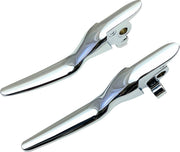 Drag Specialties Custom Lever Set Fits Harley-Davidson Touring, Trike Models 2017-2024 Chrome Fitment Harley-Davidson