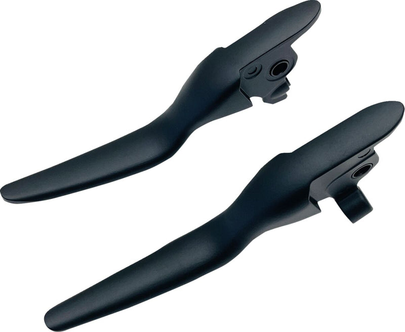 Drag Specialties Custom Lever Set Fits Harley-Davidson Touring, Trike Models 2017-2024 Black| Satin