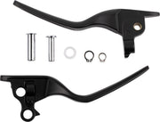 Drag Specialties Custom Lever Set Fits Harley-Davidson Touring Models 2008-2013 Black| Satin #053987