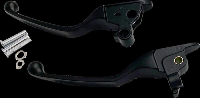 Drag Specialties Narrow Lever Set Fits Harley-Davidson Touring Models 2008-2013 Black| Matte