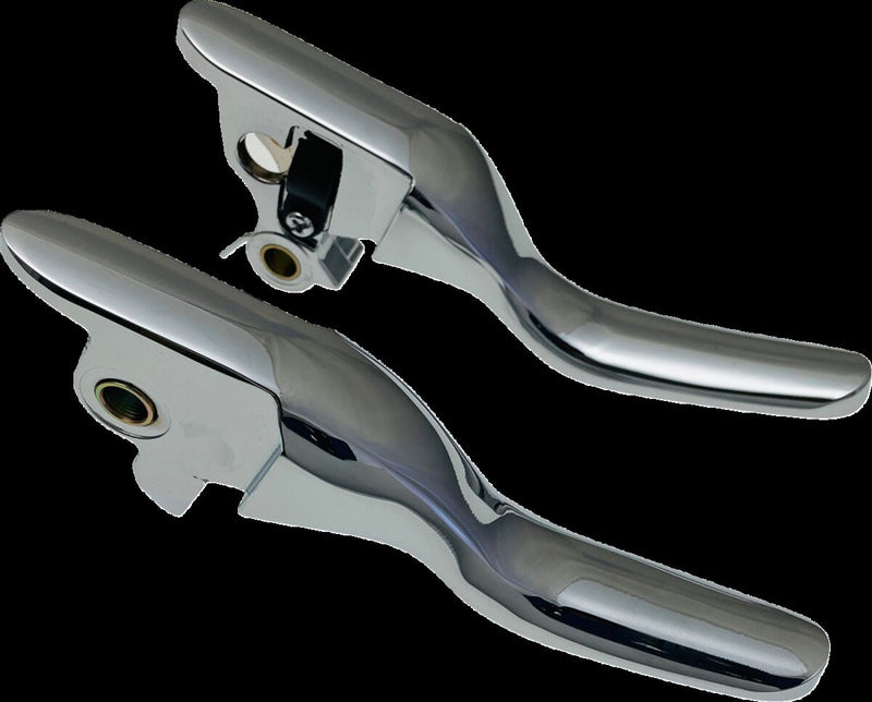 Drag Specialties Short Lever Set Fits Harley-Davidson Sportster Models 2014-2022 Chrome #H07-0592S
