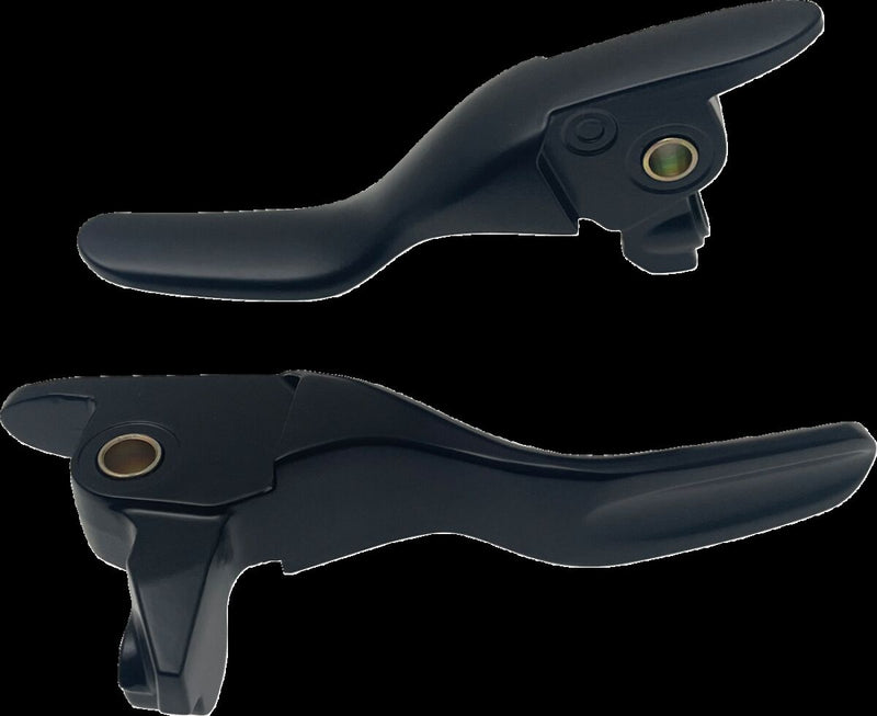 Drag Specialties Short Lever Set Fits Harley-Davidson Touring, Trike Models 2017-2020 Black| Matte #H07-0595SMB