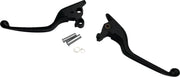 Drag Specialties Narrow Lever Set Fits Harley-Davidson Dyna, Softail Models 2018-2024 Black| Matte