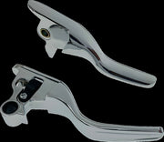 Drag Specialties Short Lever Set Fits Harley-Davidson Dyna, Softail Models 2018-2024 Chrome #H07-0593S