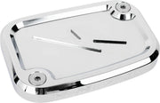 Master Cylinder Cover Black| Silver #TSC-3176-3