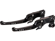 Rick's Motorcycles LEVER KIT, ADJUSTABLE, PAIR, GOOD GUYS for 1996-2017 Harley-Davidson Lever Assembly Anodised Black Aluminium #85-1010000-B
