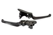 Rick's Motorcycles LEVER KIT, ADJSTBL, CLASSIC for 2021-2023 Harley-Davidson Control Black Handlebar Control Aluminium Pair #87-3050000-B