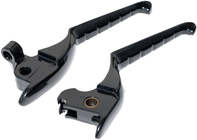 Kuryakyn LEVERS - ENYGMA for 2014-2016 Harley-Davidson Lever Assembly Black Front Brake/Clutch Aluminium Pair #KUR10057-2