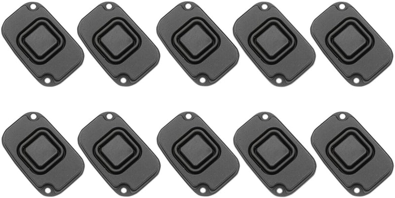 Drag Specialties Front Brake Master Cylinder Replacement Gaskets - Rubber, 5 Pack - Black / Flat for Harley-Davidson Softail 2015-2017